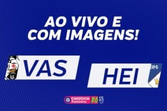 Transmissão ao vivo de Vasco e Heips agita o Cariocão feminino