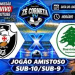 Transmissão de amistosos entre vasco e boavista nas categorias de base