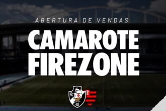 Vasco abre comercialização de ingressos para o camarote firezone no Nilton Santos