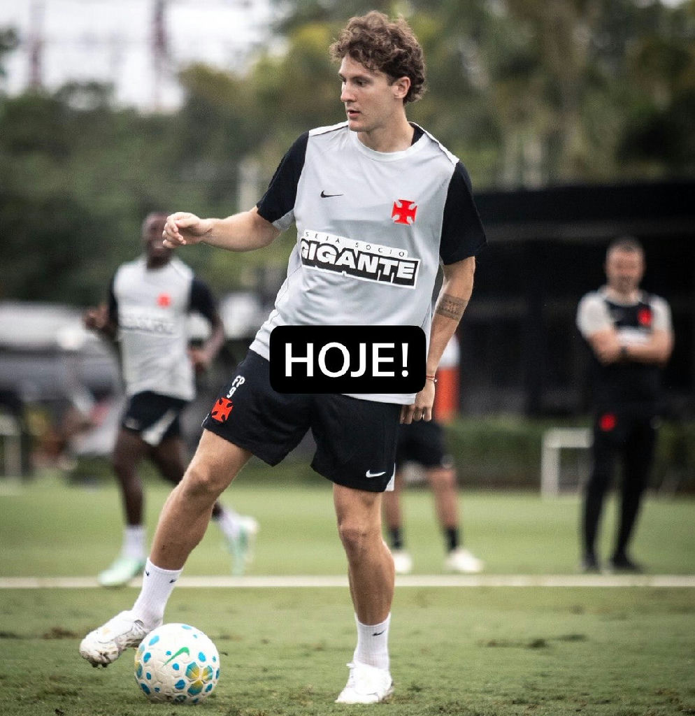 Vasco altera uniforme de treino e retira marca de casa de apostas