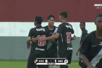 Vasco aplica goleada de 8 a 1 sobre o Resende pelo Torneio Guilherme Embry