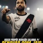 Vasco apresenta proposta de renovação a Jair com corte salarial e contrato de um ano