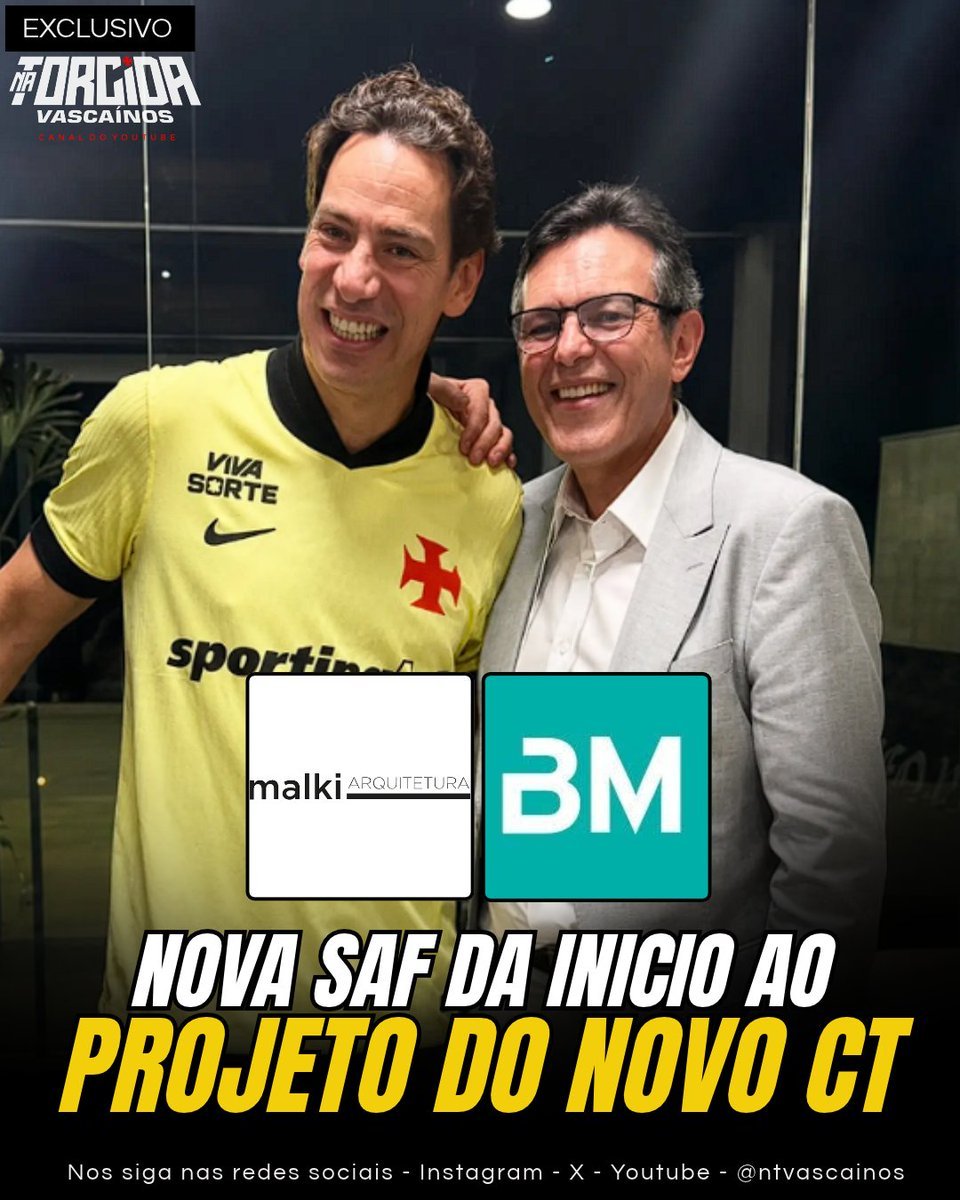 Vasco avança na escolha de empresas para projeto do novo centro de treinamento
