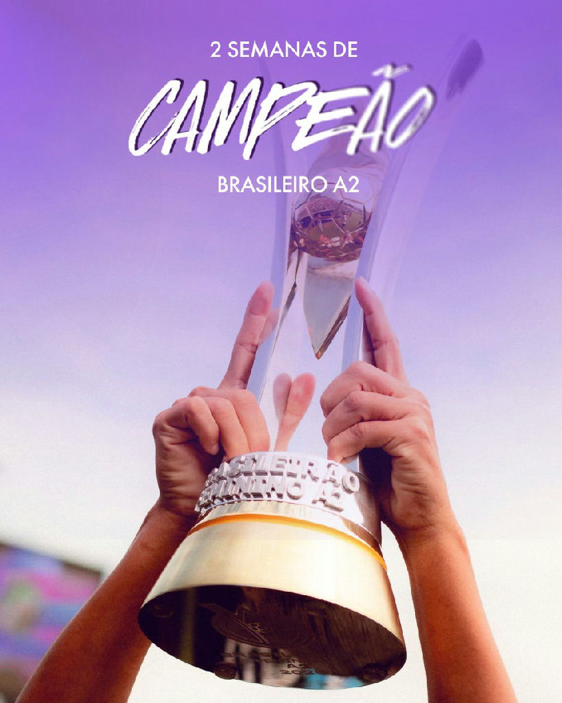 Vasco celebra duas semanas da conquista do Brasileirão Feminino a2
