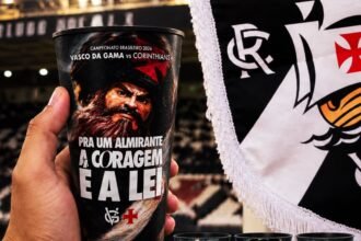 Vasco comercializa copos oficiais exclusivos para torcedores em São Januário