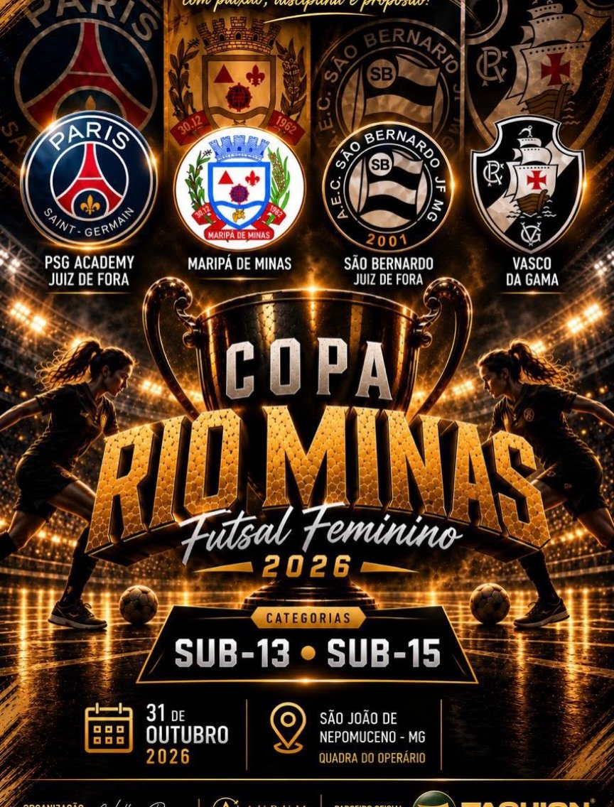Vasco confirma participação na primeira edição da Copa Rio-Minas de futsal feminino