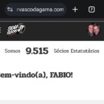 Vasco da Gama avança rumo aos 70 mil associados entre estatutários e torcedores