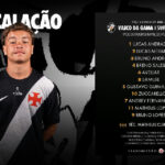 Vasco da Gama define escalação para enfrentar o Sampaio Corrêa na Taça Guanabara Sub-20