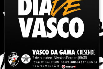 Vasco da Gama encara o Resende pelo Torneio Guilherme Embry sub-16