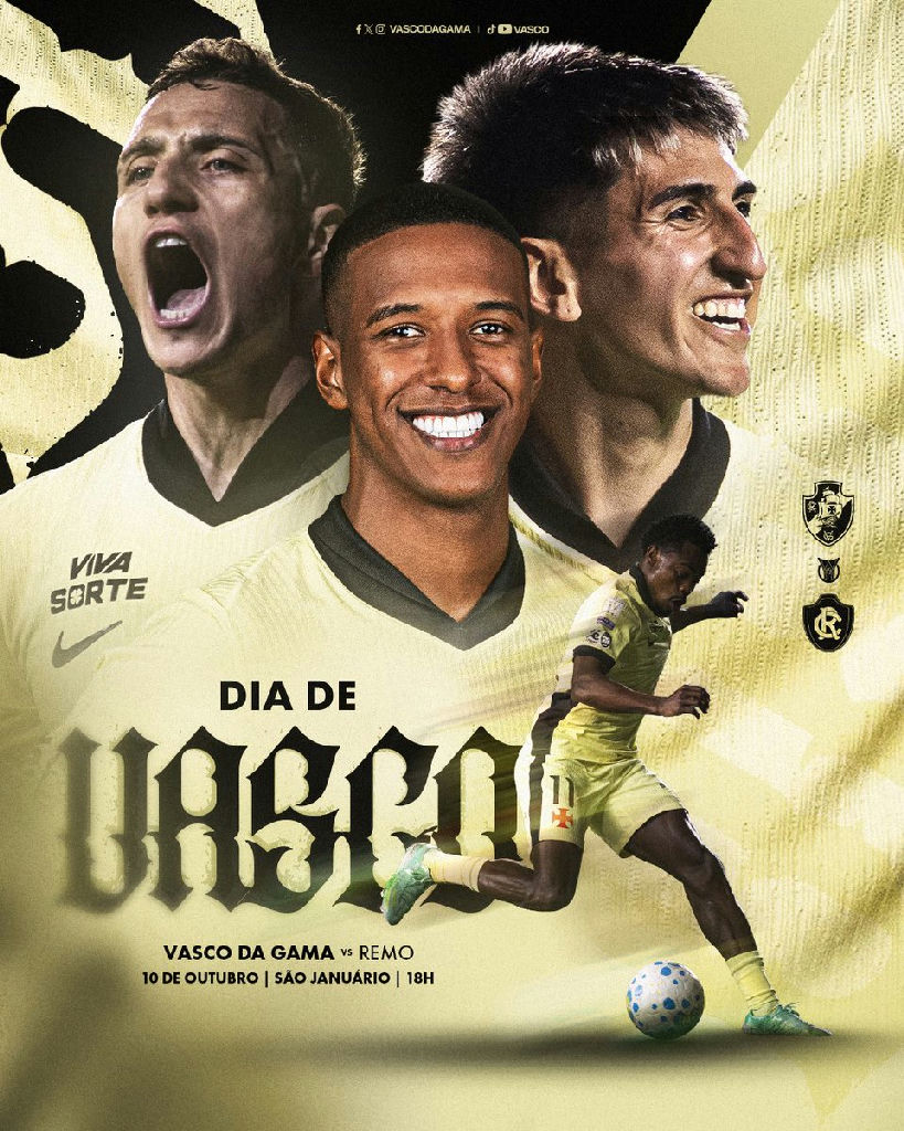 Vasco da Gama enfrenta o Remo em São Januário pelo Brasileirão