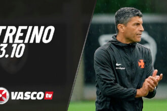 Vasco da Gama intensifica preparação em treino realizado neste sábado