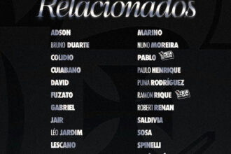 Vasco define lista de relacionados para clássico contra o Botafogo no Nilton Santos