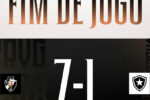 Vasco domina Botafogo com goleada por 7 a 1 no estadual de futsal