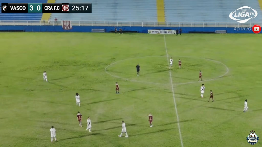 Vasco domina CRA Campos e estreia com vitória na Brasil Soccer Cup