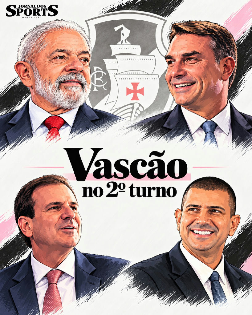 Vasco domina o cenário político no segundo turno das eleições brasileiras