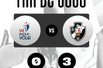 Vasco domina V4 e mantém invencibilidade no vôlei feminino sub-17