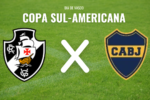 Vasco e Boca Juniors duelam no Maracanã com transmissão ao vivo