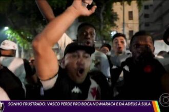 Vasco é derrotado pelo boca juniors no maracanã e é eliminado