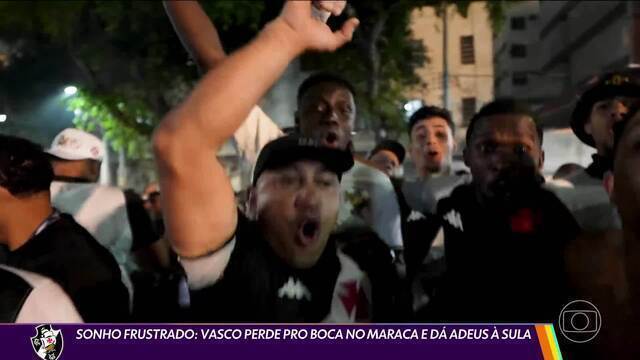 Vasco é derrotado pelo boca juniors no maracanã e é eliminado