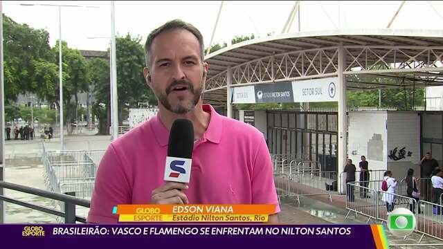 Vasco e Flamengo medem forças pelo campeonato nacional no estádio Nilton Santos