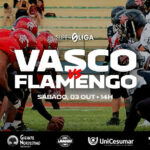 Vasco e Flamengo se enfrentam em duelo decisivo pela Superliga de futebol americano