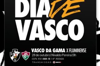 Vasco e Fluminense duelam pelas categorias sub-15 e sub-17 na Copa Rio