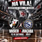 Vasco e Joaçaba decidem vaga nas quartas da LNF silver em caxias