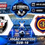 Vasco e madureira disputam partida amistosa na categoria sub-dez