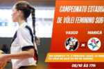 Vasco e Maricá se enfrentam pelo Campeonato Estadual de Vôlei Feminino Sub-19