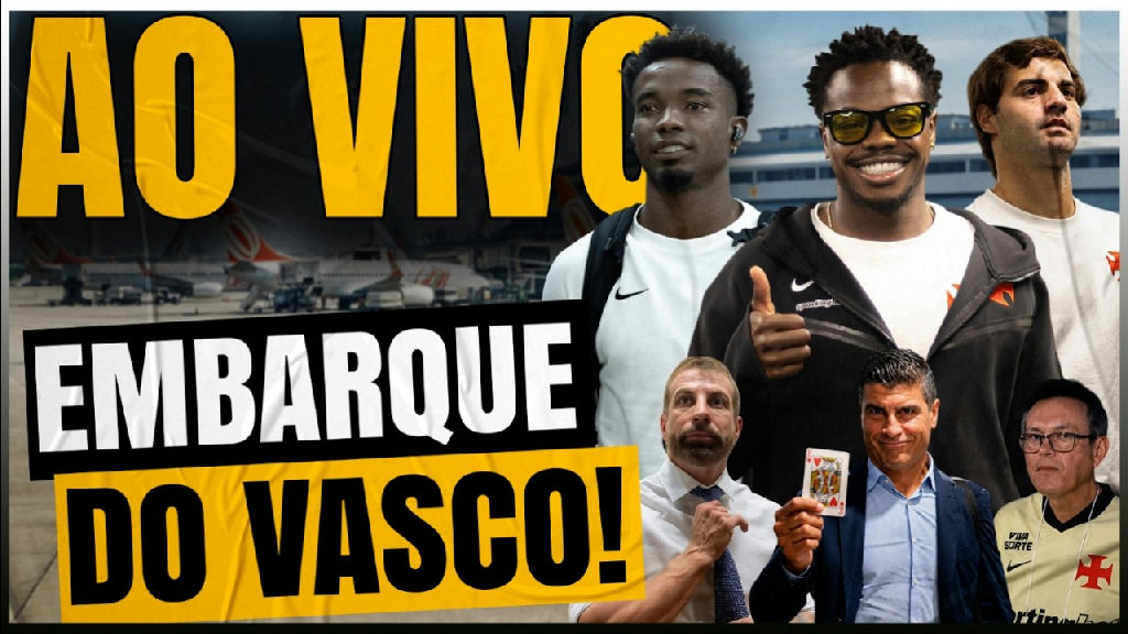 Vasco embarca para duelo decisivo contra o Boca Juniors em Buenos Aires