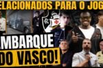 Vasco embarca para enfrentar o Palmeiras pela Copa do Brasil em São Paulo