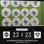 Vasco empata com o Fluminense e fatura o pentacampeonato estadual de futmesa