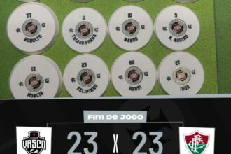 Vasco empata com o Fluminense e fatura o pentacampeonato estadual de futmesa
