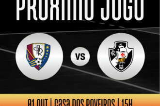 Vasco encara Atlético Real pelo estadual de vôlei mirim nesta quinta-feira