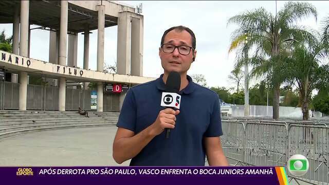 Vasco encara o Boca Juniors após tropeço amargo contra o São Paulo