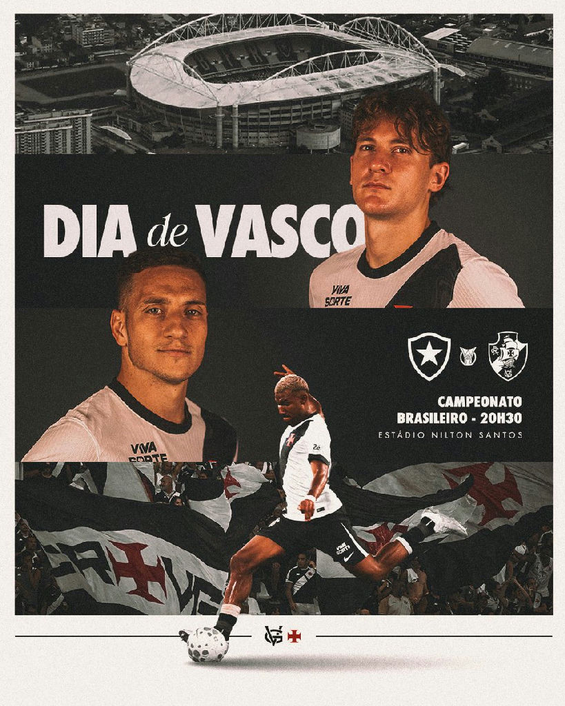 Vasco encara o Botafogo em clássico decisivo pelo Campeonato Brasileiro