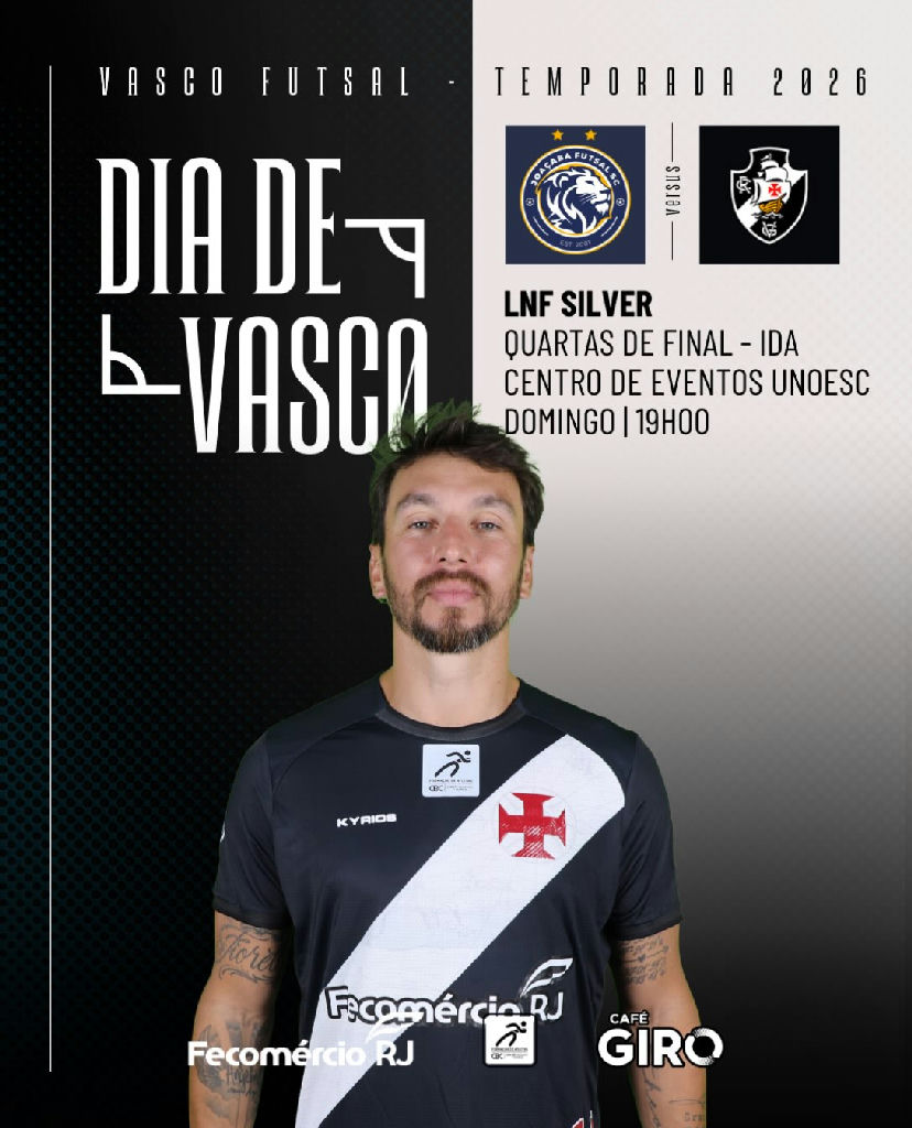 Vasco encara o Joaçaba fora de casa pelas quartas de final da LNF Silver