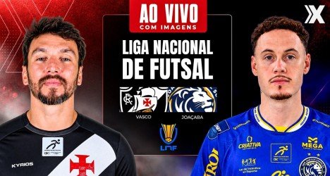 Vasco enfrenta o Joaçaba pelo jogo de volta das quartas da LNF Silver no futsal
