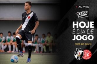 Vasco enfrenta o nova Cidade pela Copa Rio sub-15 em transmissão ao vivo