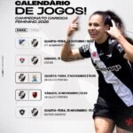 Vasco estreia no campeonato Carioca feminino diante do Heips