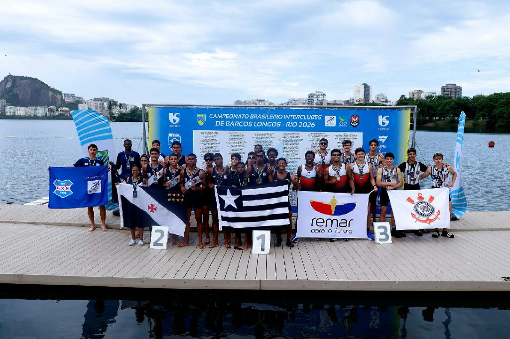 Vasco fatura quatro medalhas no início do campeonato brasileiro de remo