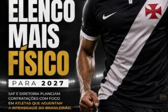 Vasco foca em elenco mais físico e planeja reestruturação para a temporada de 2027