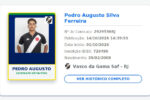 Vasco formaliza contrato definitivo de Pedro Augusto, do Sub-20, com validade até 2029