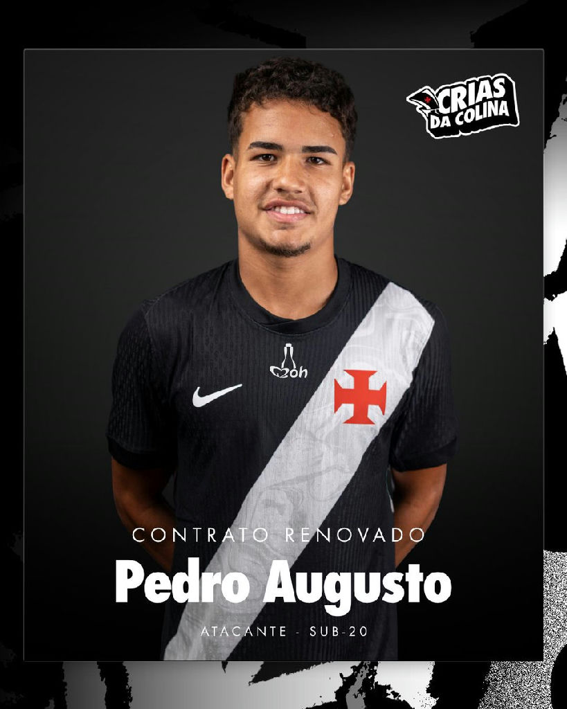 Vasco garante permanência do atacante Pedro Augusto na equipe sub-20