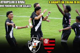 Vasco goleia Flamengo por 4 a 0 em clássico da Copa Rio sub-20