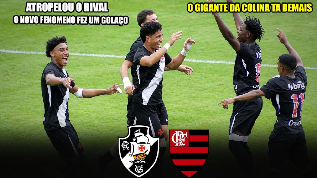 Vasco goleia Flamengo por 4 a 0 em clássico da Copa Rio sub-20