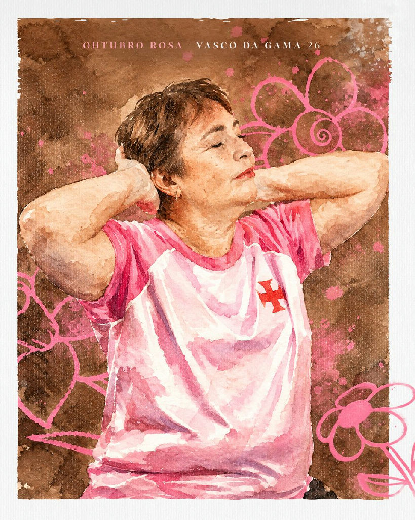 Vasco lança camisa especial em apoio à campanha Outubro Rosa