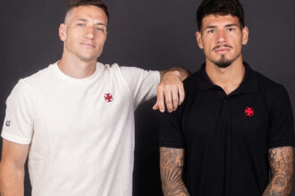 Vasco lança nova linha de moda casual com Bruno Duarte e Saldivia como modelos