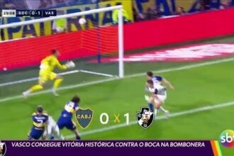 Vasco marca história com triunfo sobre o Boca Juniors na Bombonera