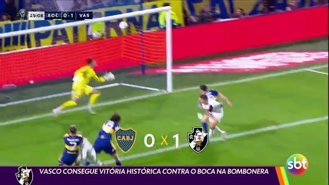 Vasco marca história com triunfo sobre o Boca Juniors na Bombonera
